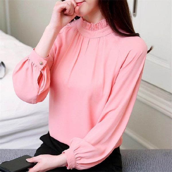 women's blouses & shirts spring autumn blouse women casual long sleeve office ladies mujer fashion white plus size chiffon xxl q4306
women's blouses & shirts spring autumn blouse women casual long sleeve office ladies mujer fashion white plus size chiffon xxl q4306