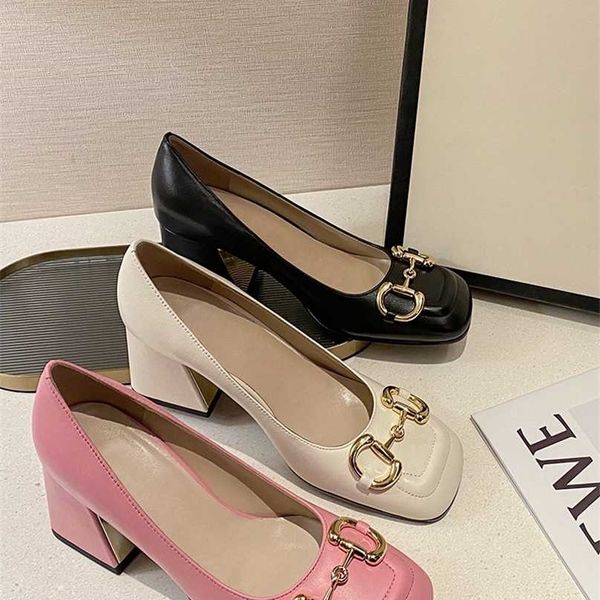 white french horsebit high heels women thick heel single shoes xia fangtou retro mary jane 211101, Black
white french horsebit high heels women thick heel single shoes xia fangtou retro mary jane 211101, Black