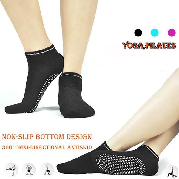 sports socks women cotton yoga soft indoor fitness non-slip professional damping pilates ballet dance, Black
sports socks women cotton yoga soft indoor fitness non-slip professional damping pilates ballet dance, Black