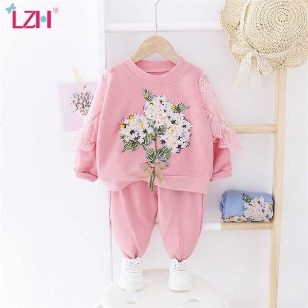 lzh autumn clothes toddler girl suit embroidered lace +trousers 2pcs set casual children flowers clothes 1-5year outfit 211021, White
lzh autumn clothes toddler girl suit embroidered lace +trousers 2pcs set casual children flowers clothes 1-5year outfit 211021, White