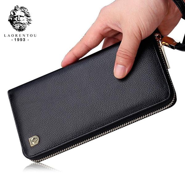 wallets laorentou men genuine leather long wallet large capacity zipper man card holder bifold clutch with wristlet, Red;black
wallets laorentou men genuine leather long wallet large capacity zipper man card holder bifold clutch with wristlet, Red;black