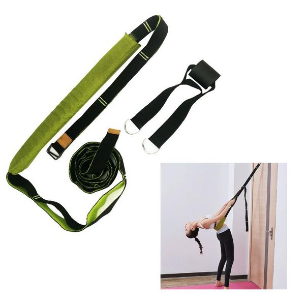 door flexibility stretching leg stretcher strap for adjustable ballet dance gymnastics trainer yoga stretch belt resistance bands 
door flexibility stretching leg stretcher strap for adjustable ballet dance gymnastics trainer yoga stretch belt resistance bands