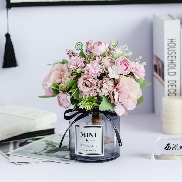 decorative flowers & wreaths nordic artificial flower rose holding wedding bouquet silk for home party table decoration fall decorations fak
decorative flowers & wreaths nordic artificial flower rose holding wedding bouquet silk for home party table decoration fall decorations fak