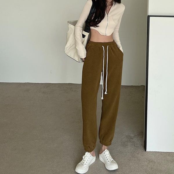 women's pants & capris 2021 winter plus velvet double drawstring high waist loose walking and bending casual pants, wei toe women., Black;white
women's pants & capris 2021 winter plus velvet double drawstring high waist loose walking and bending casual pants, wei toe women., Black;white