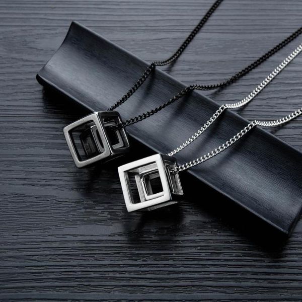 cube necklace simple double cubes pendant hip hop geometric jewelry necklaces, Silver
cube necklace simple double cubes pendant hip hop geometric jewelry necklaces, Silver