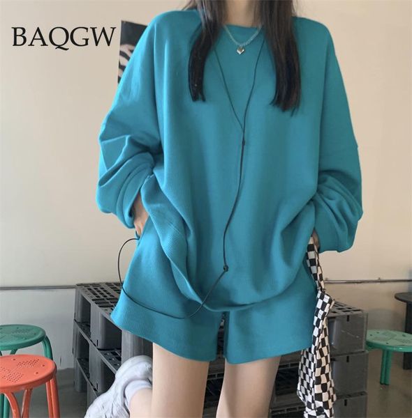 women's tracksuits autum casual sweatshirt tracksuit solid full sleeve pullovwes and biker shorts two piece matching sets sportswear bl, Gray
women's tracksuits autum casual sweatshirt tracksuit solid full sleeve pullovwes and biker shorts two piece matching sets sportswear bl, Gray