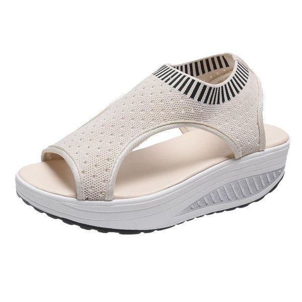 dress shoes 2021 women's sandals wedges footwear summer platform women female slip on peep toe knitted ladies sneakers casual, Black
dress shoes 2021 women's sandals wedges footwear summer platform women female slip on peep toe knitted ladies sneakers casual, Black
