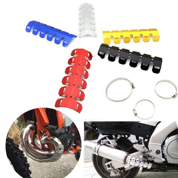 motorcycle exhaust system muffler pipe protector metal heat shield cover with 3 clamp motorcycles equipments
motorcycle exhaust system muffler pipe protector metal heat shield cover with 3 clamp motorcycles equipments