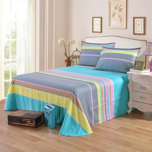 sheets & sets 1 piece 100% cotton flat sheet for children adults single double colorful striped bed bedsheets xf631-26
sheets & sets 1 piece 100% cotton flat sheet for children adults single double colorful striped bed bedsheets xf631-26
