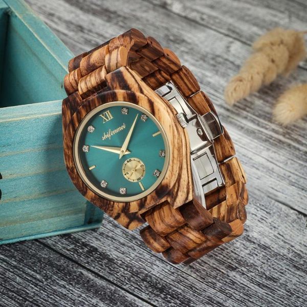 wristwatches shifenmei wooden watch women watches brand woman 2021 sports quartz ladies clock zegarek damski, Slivery;brown
wristwatches shifenmei wooden watch women watches brand woman 2021 sports quartz ladies clock zegarek damski, Slivery;brown