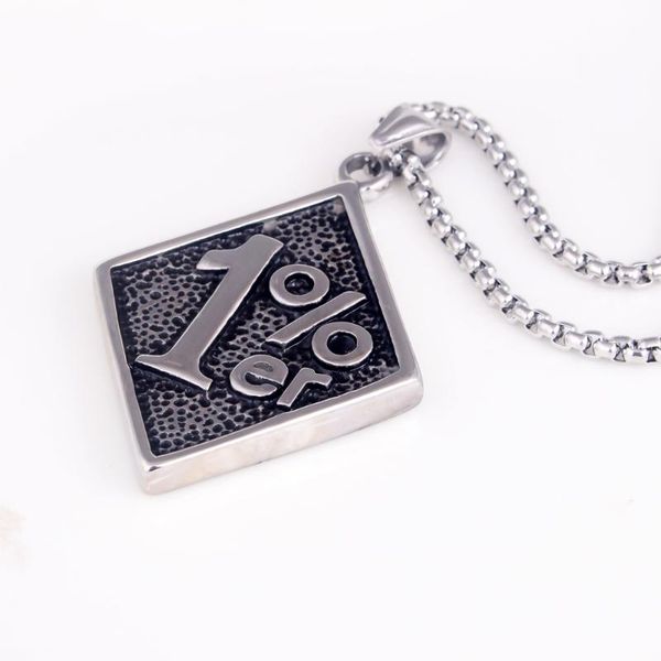 pendant necklaces 2021 vintage geometric one percent necklace color stainless steel lucky handsome brave men neckalce, Silver
pendant necklaces 2021 vintage geometric one percent necklace color stainless steel lucky handsome brave men neckalce, Silver