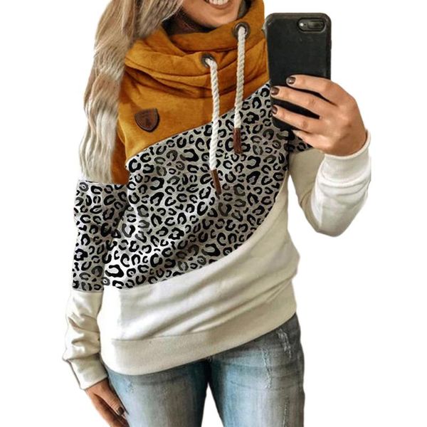women's hoodies & sweatshirts korean fashion women leopard printed hoodie autumn winter patch stitch hooded casual long sleeve sweat pu, Black
women's hoodies & sweatshirts korean fashion women leopard printed hoodie autumn winter patch stitch hooded casual long sleeve sweat pu, Black