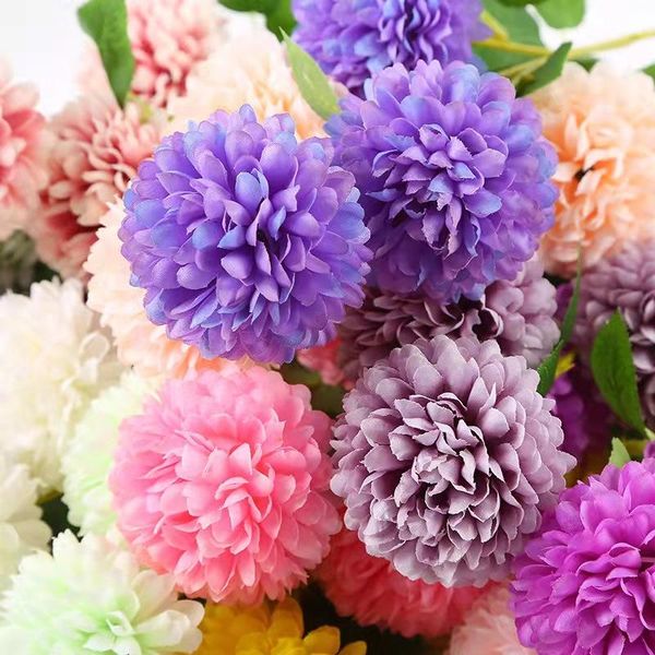 decorative flowers & wreaths simulation 3 head chrysanthemum table tennis garden decoration placed open-air wedding
decorative flowers & wreaths simulation 3 head chrysanthemum table tennis garden decoration placed open-air wedding