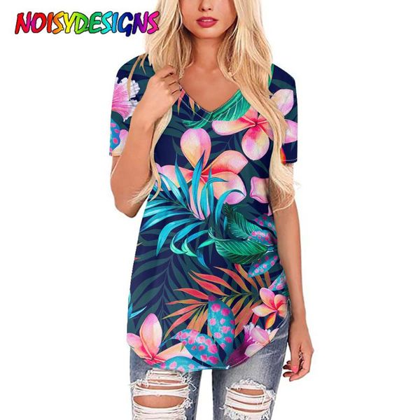 women's t-shirt noisydesigns women t-shirts tropical flowers printed tee summer short sleeve female t shirt for clothing, White
women's t-shirt noisydesigns women t-shirts tropical flowers printed tee summer short sleeve female t shirt for clothing, White