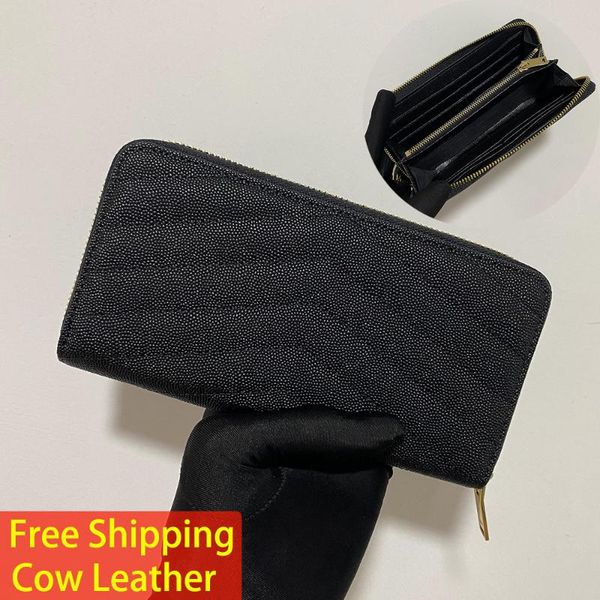 wallets women leather wallet long zipper coin purse clutch bag cowhide caviar designer letter mobile phone, Red;black
wallets women leather wallet long zipper coin purse clutch bag cowhide caviar designer letter mobile phone, Red;black