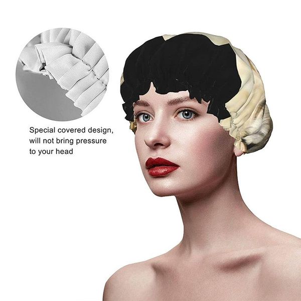 shower caps cat hug sleeping pattern waterproof cap double adjustable elastic band fashionable ladies long hair
shower caps cat hug sleeping pattern waterproof cap double adjustable elastic band fashionable ladies long hair