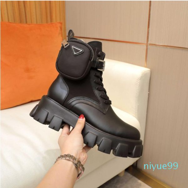 women designers boots ankle boots boot military inspired combat boots nylon bouch attached to the ankle with bags, Black
women designers boots ankle boots boot military inspired combat boots nylon bouch attached to the ankle with bags, Black