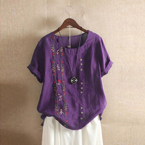 plus size -5xl summer women blouse linen bohemian floral embroidered loose short sleeves blusas mujer #38 women's blouses & shirts, White
plus size -5xl summer women blouse linen bohemian floral embroidered loose short sleeves blusas mujer #38 women's blouses & shirts, White