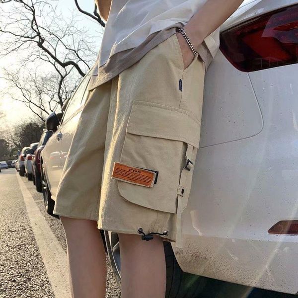 men's shorts summer casual male street fashion hip hop men big pocket the movement solid color, White;black
men's shorts summer casual male street fashion hip hop men big pocket the movement solid color, White;black