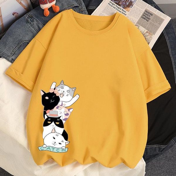 harajuku kawaii cat printed t shirt woman summer fashion short sleeve t-shirt korean style plus size 2021 women shirts women's, White
harajuku kawaii cat printed t shirt woman summer fashion short sleeve t-shirt korean style plus size 2021 women shirts women's, White