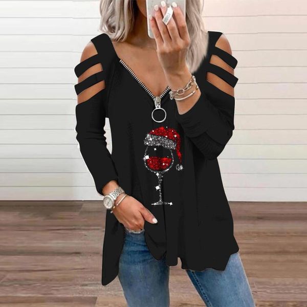 women's blouses & shirts zipper hollow out blouse women v-neck solid color long sleeve fold casual spring elegant plus size, White
women's blouses & shirts zipper hollow out blouse women v-neck solid color long sleeve fold casual spring elegant plus size, White