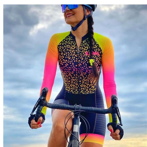 skin suit long sleeve macacao woman sexy, comfortable and breathable road bike ciclismo feminino pro team cycling racing sets, Black;blue
skin suit long sleeve macacao woman sexy, comfortable and breathable road bike ciclismo feminino pro team cycling racing sets, Black;blue