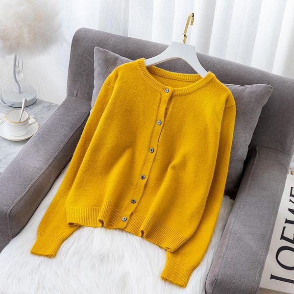 women's knits & tees fashion sweater cardigan women casual knitted brown female solid long sleeve loose oversized yellow q4277, White
women's knits & tees fashion sweater cardigan women casual knitted brown female solid long sleeve loose oversized yellow q4277, White