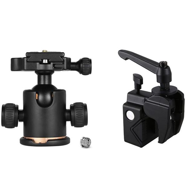 set universal rail clip camera fixing mount & 1 ball head tripod with quick release plate heads
set universal rail clip camera fixing mount & 1 ball head tripod with quick release plate heads