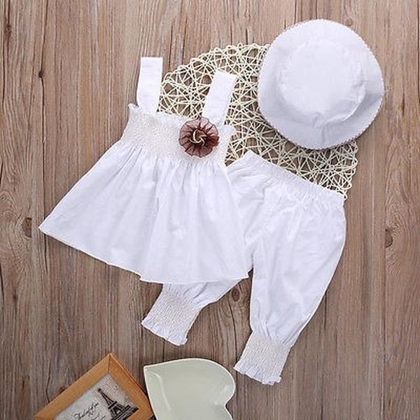 clothing sets citgeeprincess baby kids girls dress+pants+hat 3pcs white wedding party suits outfits clothes 0-24m ss
clothing sets citgeeprincess baby kids girls dress+pants+hat 3pcs white wedding party suits outfits clothes 0-24m ss