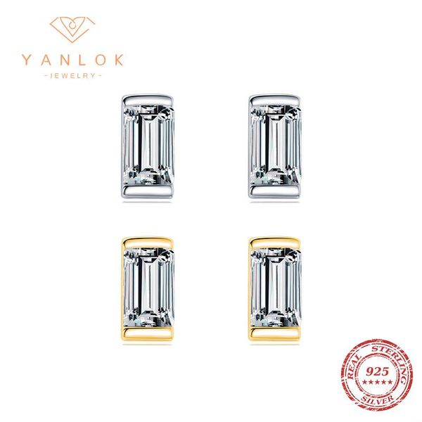 stud yanlok basic emerald cut earrings for women clear cubic zirconia 925 sterling silver wedding statement jewelry accessories, Golden;silver
stud yanlok basic emerald cut earrings for women clear cubic zirconia 925 sterling silver wedding statement jewelry accessories, Golden;silver