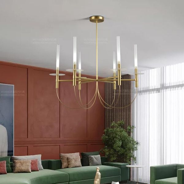 pendant lamps postmodern minimalist copper chandelier dining room living bedroom model
pendant lamps postmodern minimalist copper chandelier dining room living bedroom model