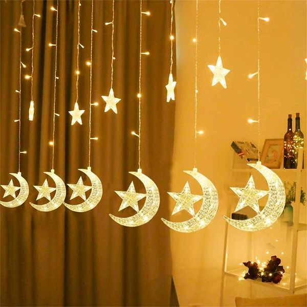 strings led garland curtain fairy lights string christmas on the window indoor outdoor decorations for home street moon tree lamp
strings led garland curtain fairy lights string christmas on the window indoor outdoor decorations for home street moon tree lamp