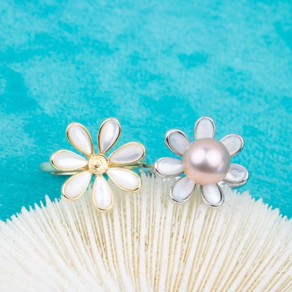 cluster rings r010819 vermeerjewelry real 925 sterling silver natural freshwater pearl ring flower shape open adjustable for women, Golden;silver
cluster rings r010819 vermeerjewelry real 925 sterling silver natural freshwater pearl ring flower shape open adjustable for women, Golden;silver