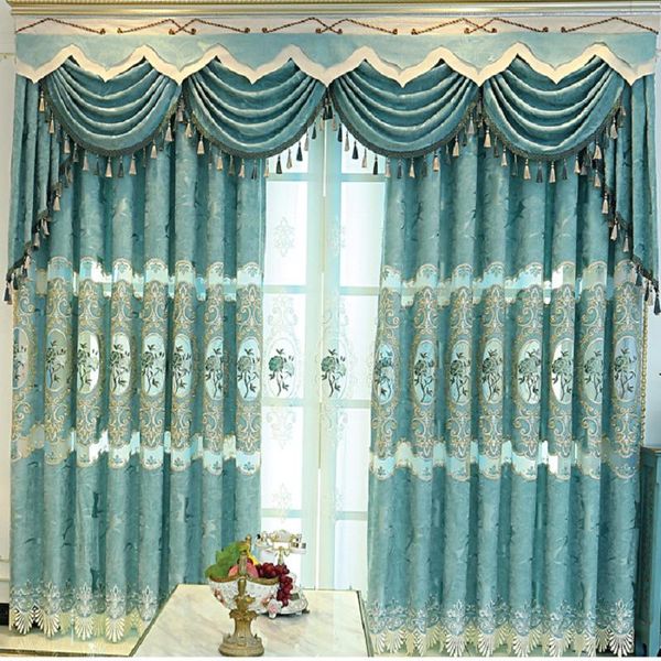 curtain & drapes custom curtains for living room bedroom windows screen factory direct european chenille embroidered blackout 2021
curtain & drapes custom curtains for living room bedroom windows screen factory direct european chenille embroidered blackout 2021