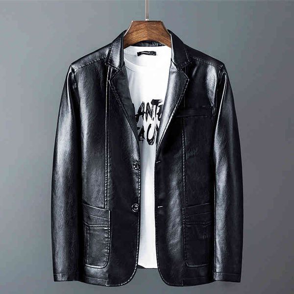 men's motorcycle synthetic leather et, black, 4xl