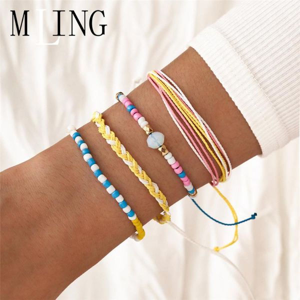 pcs/set vintage handmade wave adjustable rope chain bracelet bohemian beads star set for women charm bracelets, Golden;silver
pcs/set vintage handmade wave adjustable rope chain bracelet bohemian beads star set for women charm bracelets, Golden;silver