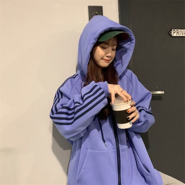 vintage sweatshirt women fashion long sleeve zip up hoodies oversized printed thick jacket female clothing harajuku pullover 210813, Black
vintage sweatshirt women fashion long sleeve zip up hoodies oversized printed thick jacket female clothing harajuku pullover 210813, Black