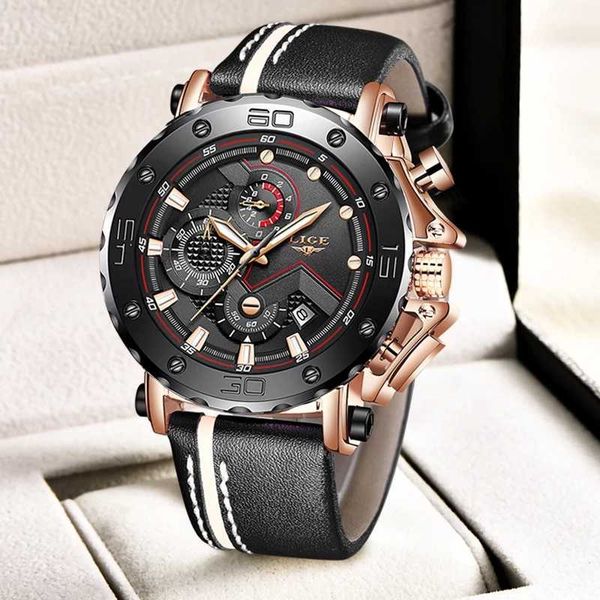 lige famous brand watch montre luxury chronograph large dial watch waterproof mens fashion watches sports relogio masculino 210527, Slivery;brown
lige famous brand watch montre luxury chronograph large dial watch waterproof mens fashion watches sports relogio masculino 210527, Slivery;brown