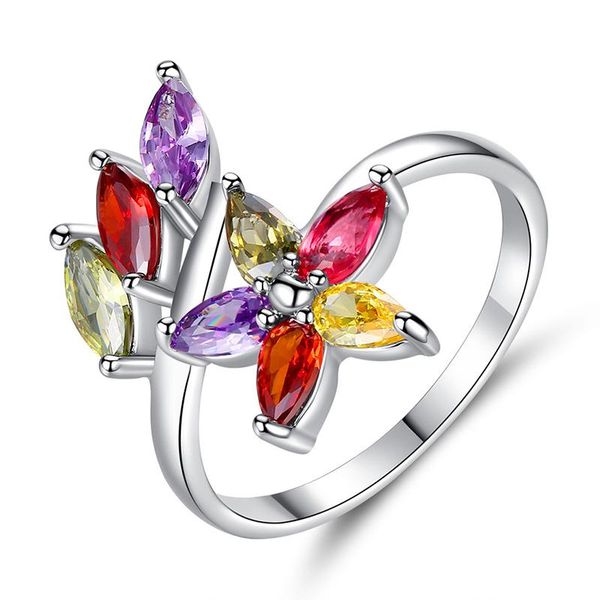 cluster rings exquisite color rhinestone flower ring for women elegant 925 sterling silver wedding accessories fashion ladies party jewelry, Golden;silver
cluster rings exquisite color rhinestone flower ring for women elegant 925 sterling silver wedding accessories fashion ladies party jewelry, Golden;silver