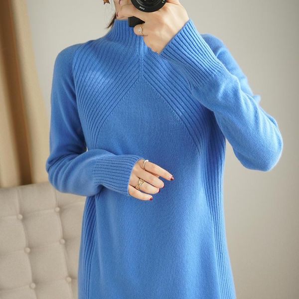 women's sweaters 2021 100% wool ladies high neck pullover mid-length sweater long sleeve solid color all-match casual cashmere base, White;black
women's sweaters 2021 100% wool ladies high neck pullover mid-length sweater long sleeve solid color all-match casual cashmere base, White;black