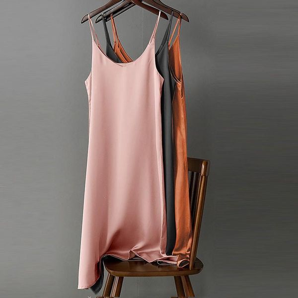 spring summer women v-neck casual sleeveless camis vest solid ladies slim dress simple temperament breathable soft home clothes dresses, Black;gray
spring summer women v-neck casual sleeveless camis vest solid ladies slim dress simple temperament breathable soft home clothes dresses, Black;gray