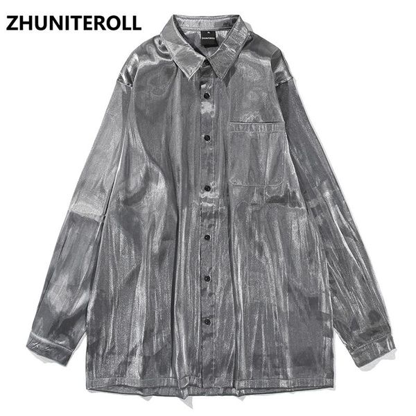 fashion silver gray long mens shirts solid button down longsleeve shirt for men streetwear hawaiian beach harajuku hipster men's casua, White;black
fashion silver gray long mens shirts solid button down longsleeve shirt for men streetwear hawaiian beach harajuku hipster men's casua, White;black