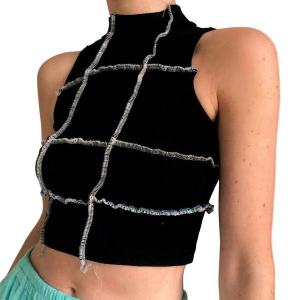 women's t-shirt harajuku woman tshirts graphic t shirts women fashion sleeveless open navel irregular design vest t-shirty, White
women's t-shirt harajuku woman tshirts graphic t shirts women fashion sleeveless open navel irregular design vest t-shirty, White