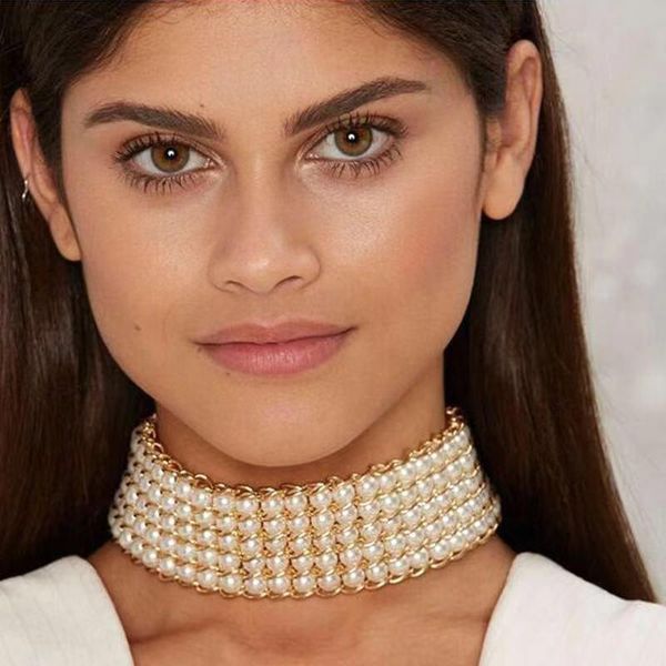chains european and american collar multi-layer pearl jewelry big brand declaration necklace women's retro chain, Silver
chains european and american collar multi-layer pearl jewelry big brand declaration necklace women's retro chain, Silver