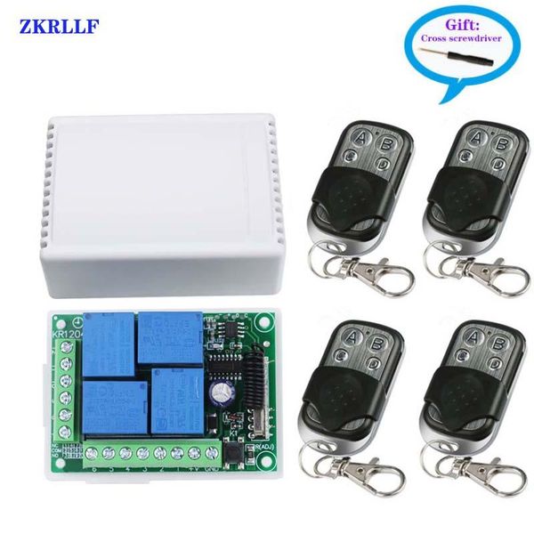 smart home control led light control, electric door and window, garage remote switch 433mhz dc 12v 4 channel universal
smart home control led light control, electric door and window, garage remote switch 433mhz dc 12v 4 channel universal