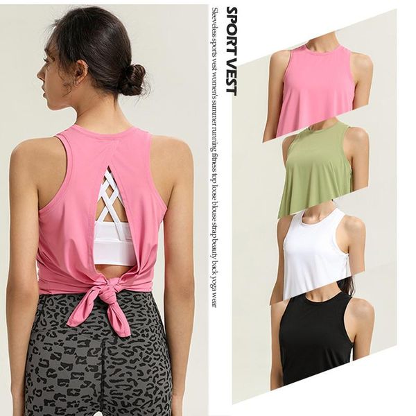 sleeveless sports vest women's summer running fitness loose blouse strap beauty back yoga wear train cropped gym outfit
sleeveless sports vest women's summer running fitness loose blouse strap beauty back yoga wear train cropped gym outfit