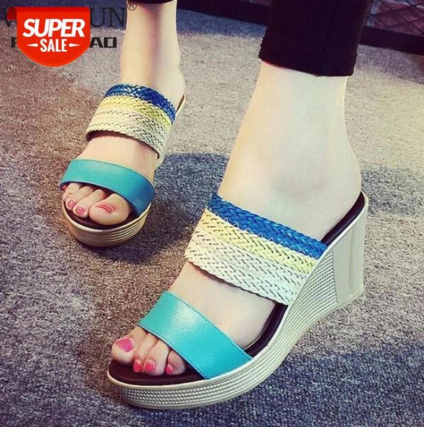 slides shoes womens clogs wedge heels sandals high woman geta slippers striped flip flops weave zapatos #3l8j, Black
slides shoes womens clogs wedge heels sandals high woman geta slippers striped flip flops weave zapatos #3l8j, Black
