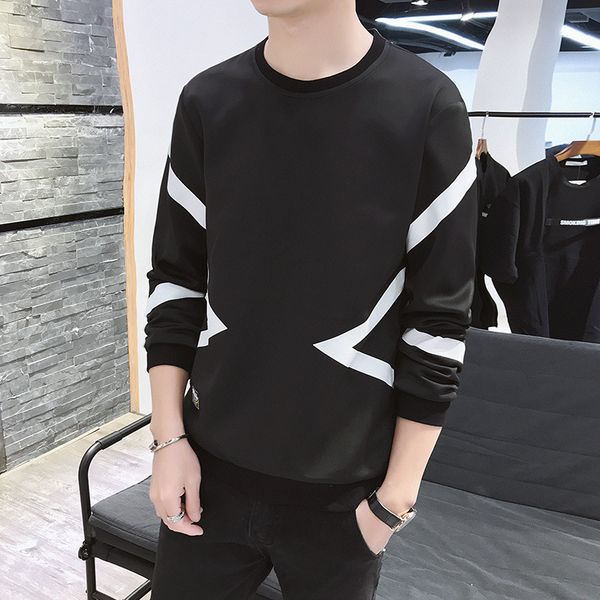 men's hoodies autumn and winter long sleeve sweater trend loose youth pullover round ne leisure printed top, Black
men's hoodies autumn and winter long sleeve sweater trend loose youth pullover round ne leisure printed top, Black