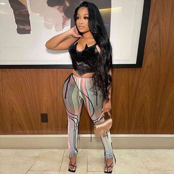 rope criss cross striped women pants casual pencil forsummer slit street style long trousers baddie sporty skinny outfit, Black;white
rope criss cross striped women pants casual pencil forsummer slit street style long trousers baddie sporty skinny outfit, Black;white