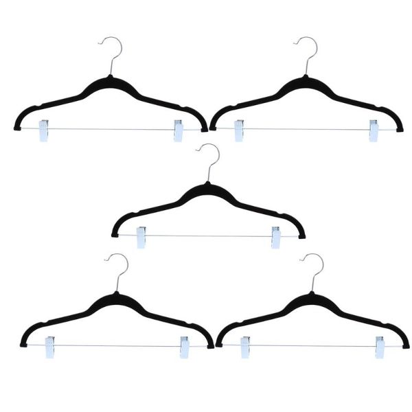 hangers & racks 5pcs non-slip hanger practical simple cloth with clip for coat pant dress (black)
hangers & racks 5pcs non-slip hanger practical simple cloth with clip for coat pant dress (black)